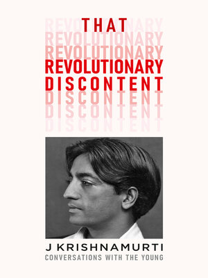 cover image of That Revolutionary Discontent